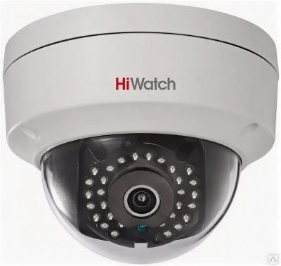 Камера наружного наблюдения IP Hikvision HiWatch DS-I402(B) 4-4мм цветная корп.:белый 