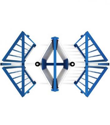 Полноростовой роторный турникет PERCo RTD-20.2S 